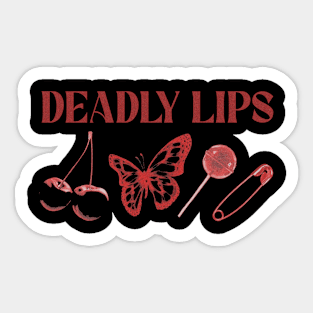 Deadly Lips Sticker